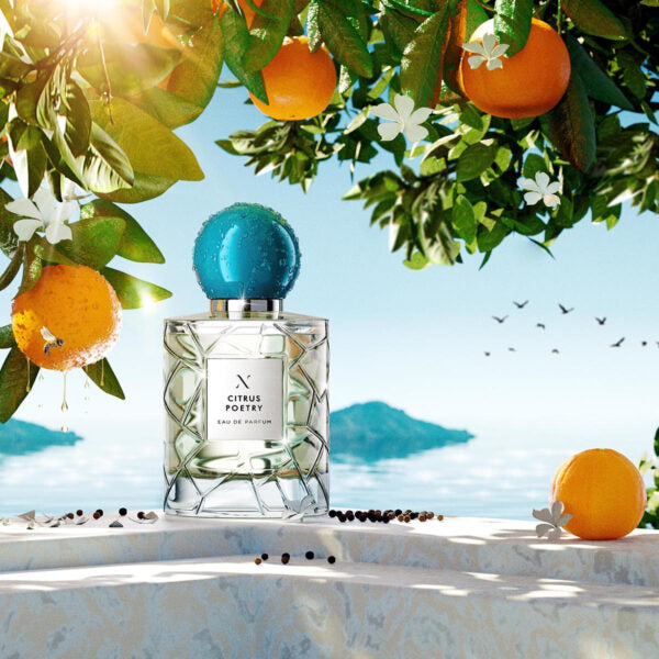 Citrus Poetry by Les Sœurs de Noé, available at Hallburg.ae – a refreshing and zesty fragrance.