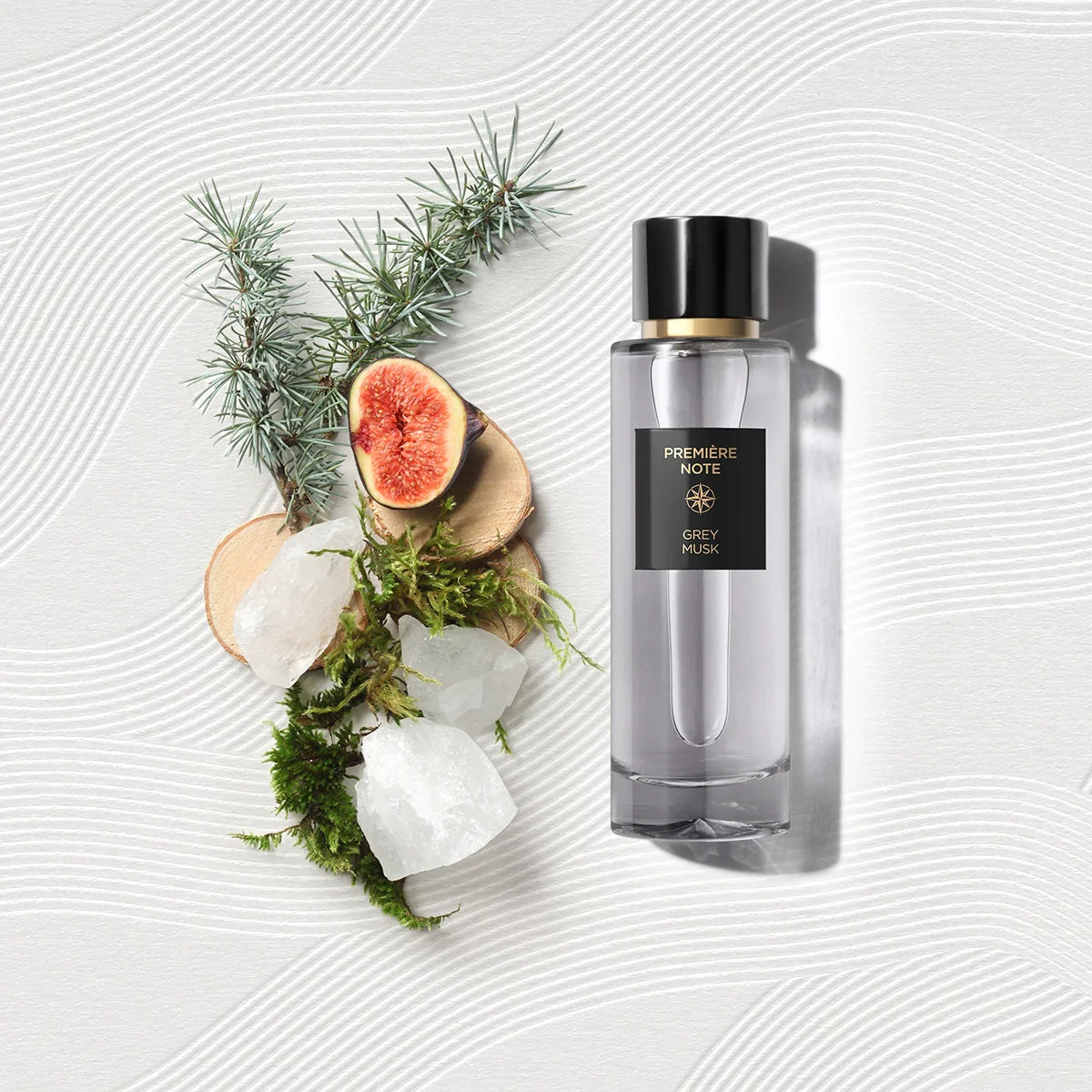 Grey Musk by Première Note – A woody-musky fragrance available at Hallburg.ae.